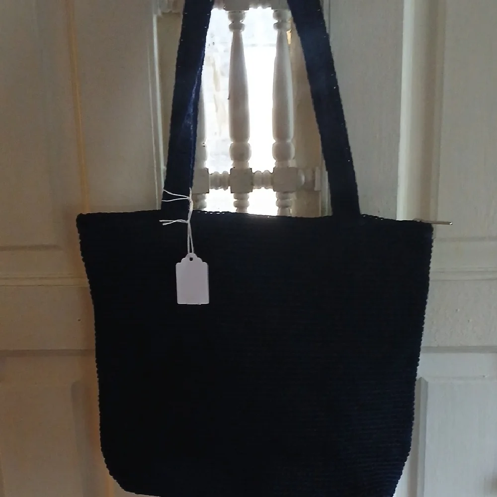 The Sak Midnight Black Tote Bag - Picture 2 of 4